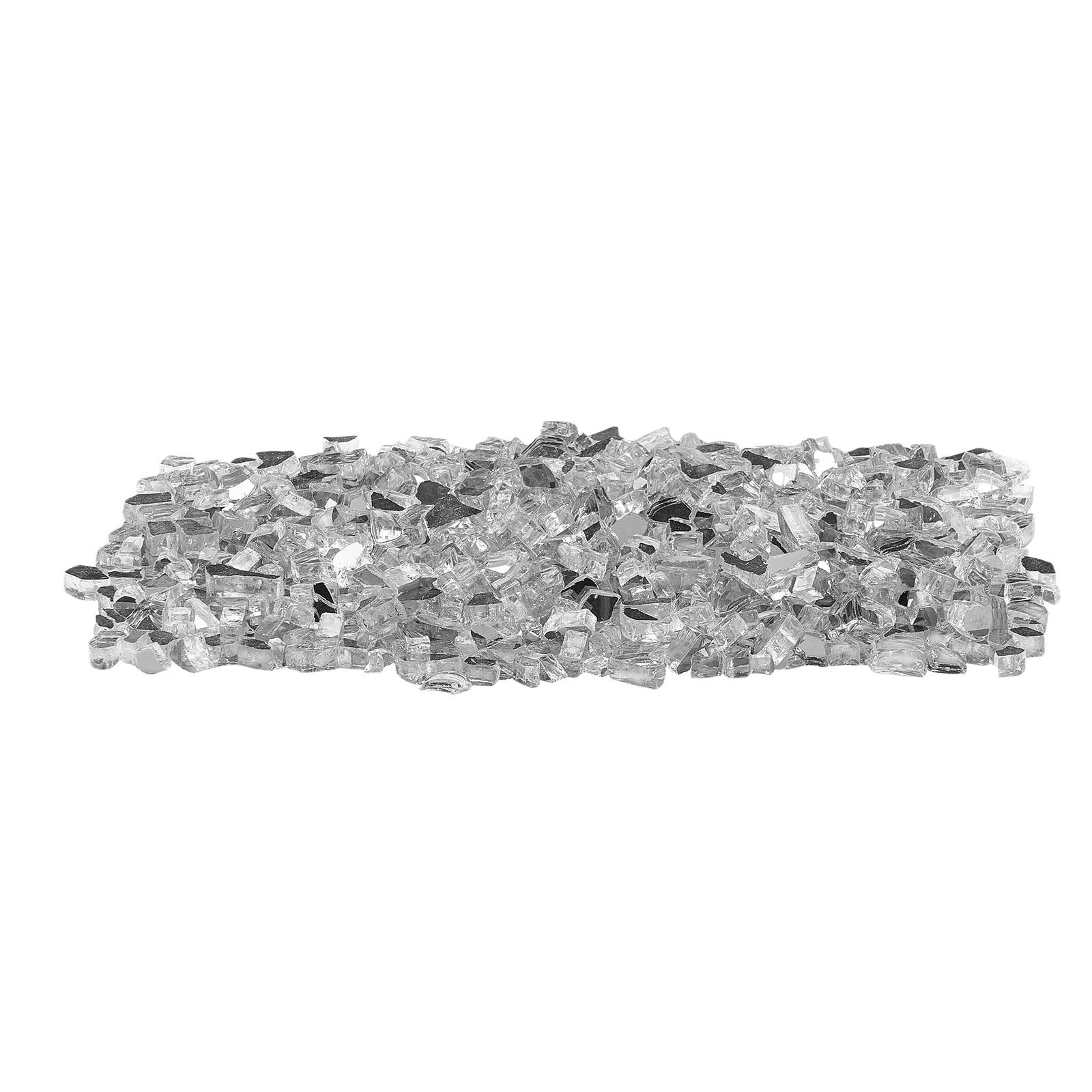 VEVOR Fire Glass, 9 kg hittebestendige glasstenen, 12,7 mm reflecterende glasparels voor vuurkorven, glazen vuurstenen voor vuurkorven, haardglas, vuurkristal, vuurparels, voor gashaarden, transparant