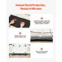 VEVOR Flood Barrier, 6 Pack, 830 x 430 mm Flood Bags Activated by Water, Reusable Water Absorbent Barrier, Sandless Sandbags Blockage, Flooding Prevention Bags for Home, Doorways, Basement, Garage