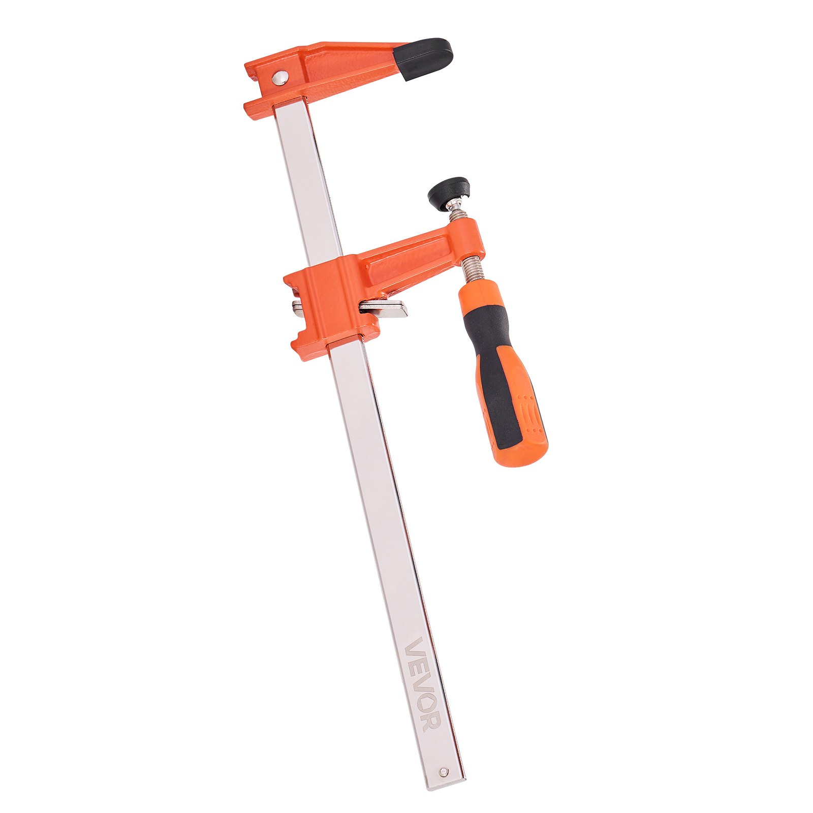 VEVOR Houtbewerking Klemmen 4 stuks (6" / 12") Opening, Vergrendelbare F-klem met 260 kg draagvermogen, 6,35 cm diepte, Gietijzer en koolstofstaal, Metaalbewerking