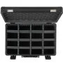 VEVOR Graded Card Case 4 Row 152 PSA Slab Storage Box TSA Approved Lock, Baseball Sports Trading Cards Holder Collector, with 12 Dividers, Holds 120 SGC 100 BGS 550 Top Loaders & 999+ Loose Cards