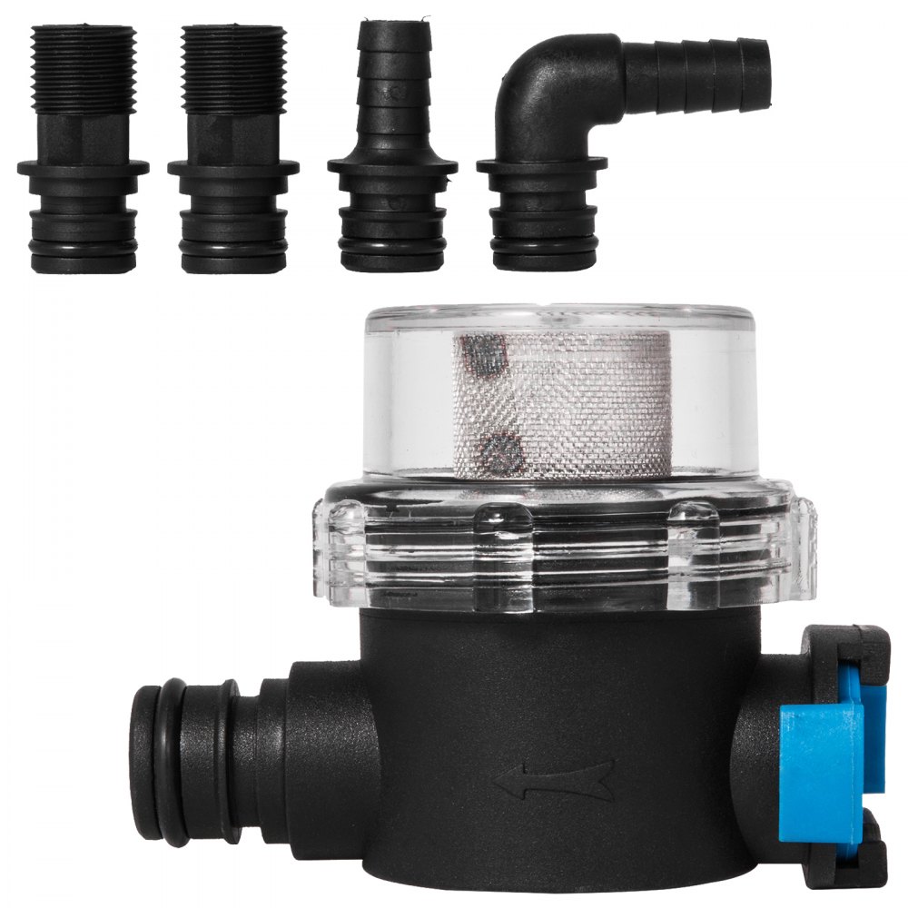 VEVOR Waterpomp Hogedrukmembraan 12 V, Hogedrukwaterpomp 10 L/min, Zelfaanzuigende membraanpomp 1,83 m, 3-kamermembraan, Membraanpomp met thermische beveiliging, voor auto's, boten, campers