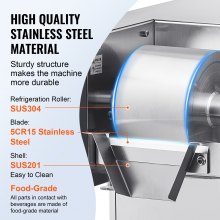 VEVOR Commerciële sneeuwvlokijsmachine 80 kg/24 uur ijsscheerapparaat roestvrij staal