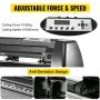 VEVOR 5 in 1 Digital 15"x12" Heat Press&28" Vinyl Cutter w/ Signmaster Software
