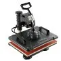 VEVOR 8-in-1 hittepersmachine, 38x30cm T-shirtpers, doe-het-zelf hittepers met digitale LED-temperatuur- en tijdregelaar