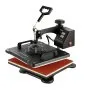 VEVOR 8-in-1 hittepersmachine, 38x30cm T-shirtpers, doe-het-zelf hittepers met digitale LED-temperatuur- en tijdregelaar
