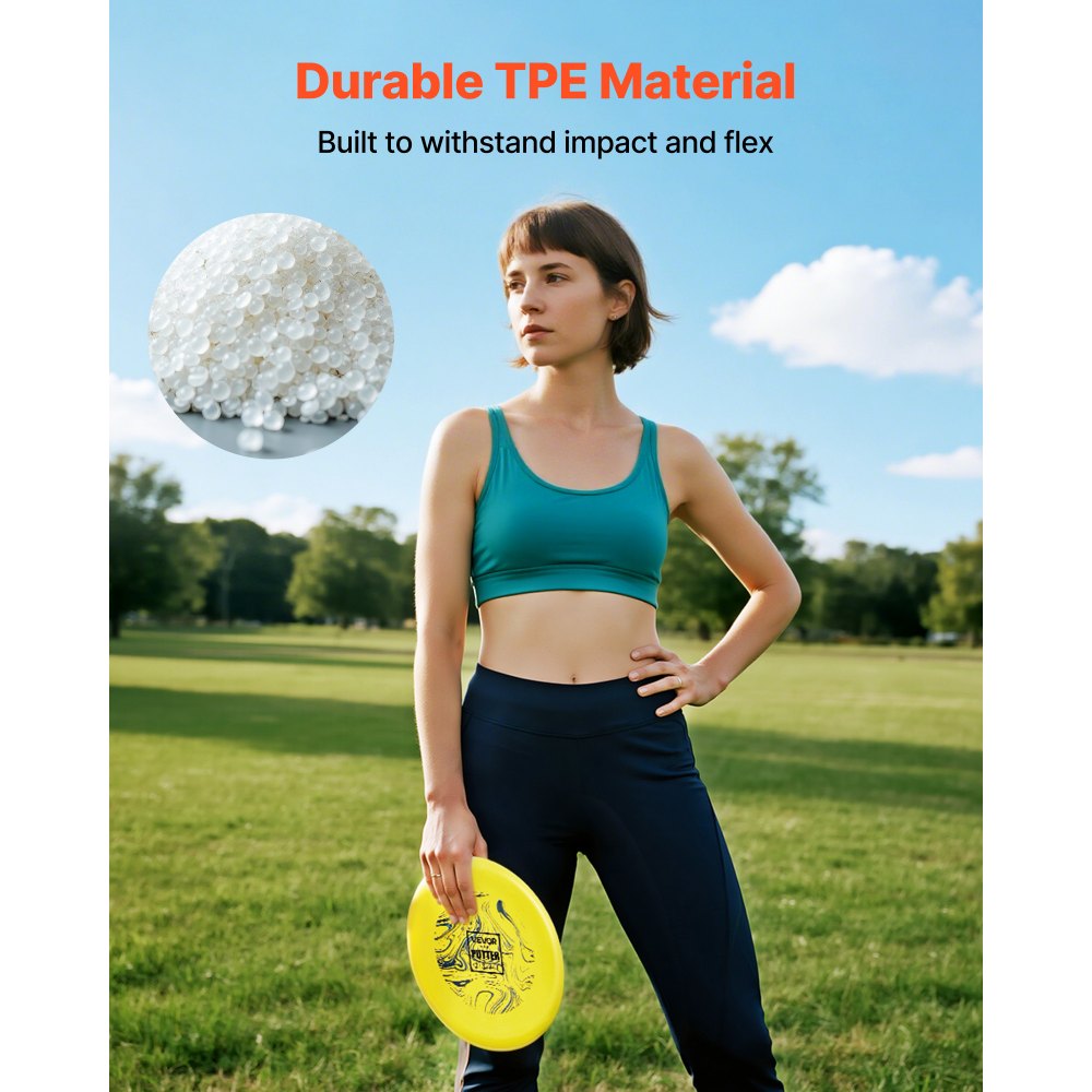 VEVOR Disc Golf Starter Set (3 stuks), frisbees voor full body krachttraining, met putter, mid-range, driver, PDGA goedgekeurd, voor tuin, gazon, strand en park buiten