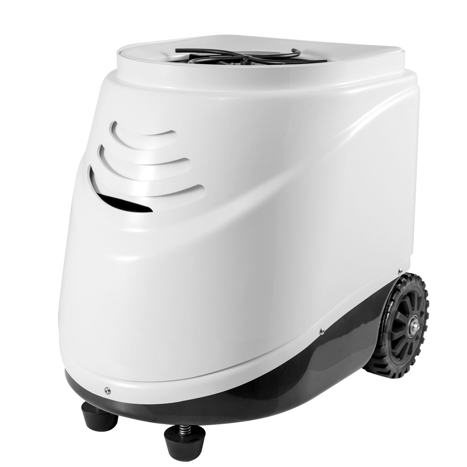 VEVOR Lichtgewicht Tennisbal Hopper Tennismachine Draagbare Tennisbalmachine Draagbare Tennisbal Tennismachine ABS Duurzaam Zwaar uitgevoerde Wielen Handvat TS06