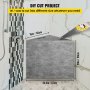 VEVOR Tegelbare Bank Driehoekig 57x40x50cm Bank Badkamer EPS Composiet Douchestoel Draagvermogen 200kg Douchestoel 0,08㎡ Dekkingsgebied 90° Binnen- en buitenhoeken Ideaal voor badkamerdouches