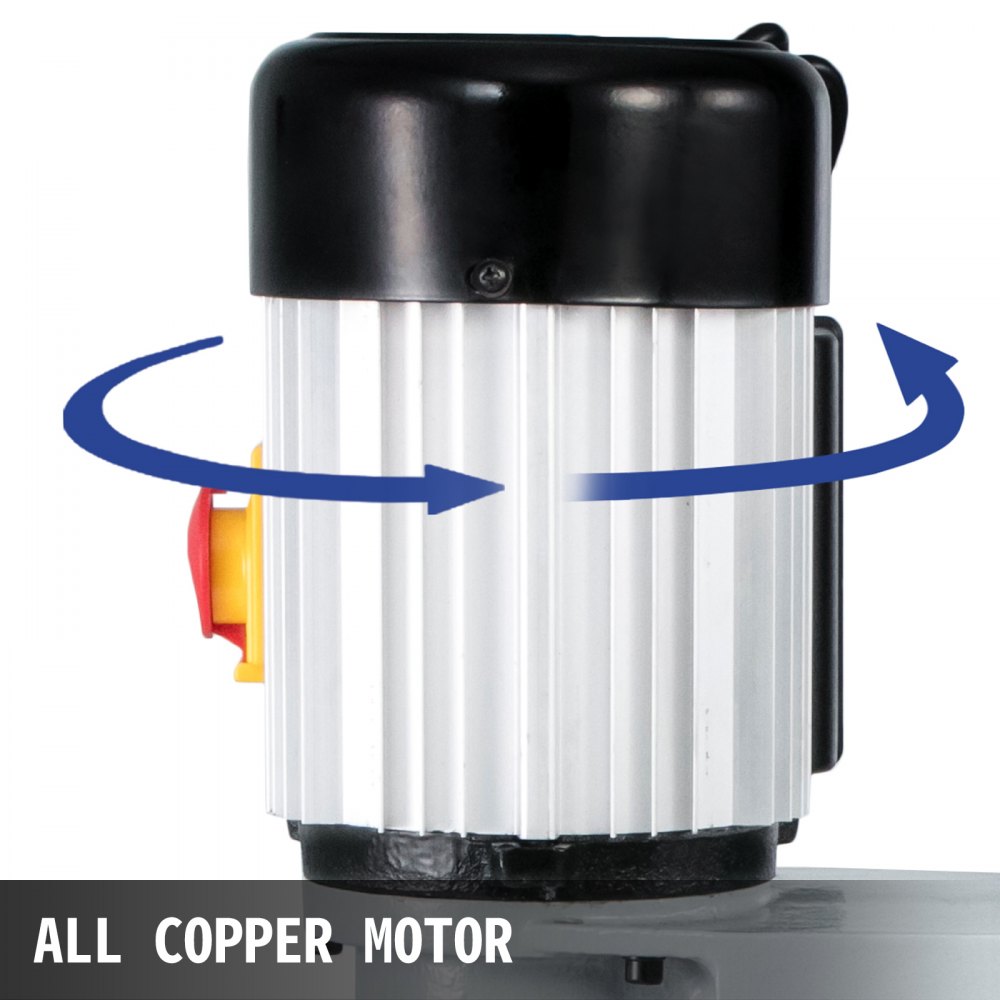 VEVOR 1/2 HP 1400 RPM tafelboormachine, 6-12 mm holle beitelmachine, 13 mm klauwplaatcapaciteit, voor inwendig slijpen, boren en zagen van metaal, beitelsnijden van hout