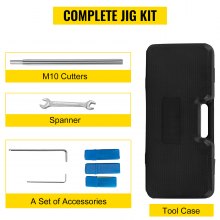 VEVOR 5 Minute Morticer JIG1 Door Lock Mortiser Kit Lock Fitting Jig Door Lock Mortiser Kit with 3 Cutters 18 22 25mm
