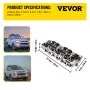 VEVOR Complete cilinderkopset voor 85-95 Toyota 4Runner Pickup Celica voor motor 2.4 L SOHC 22R 22RE 22REC