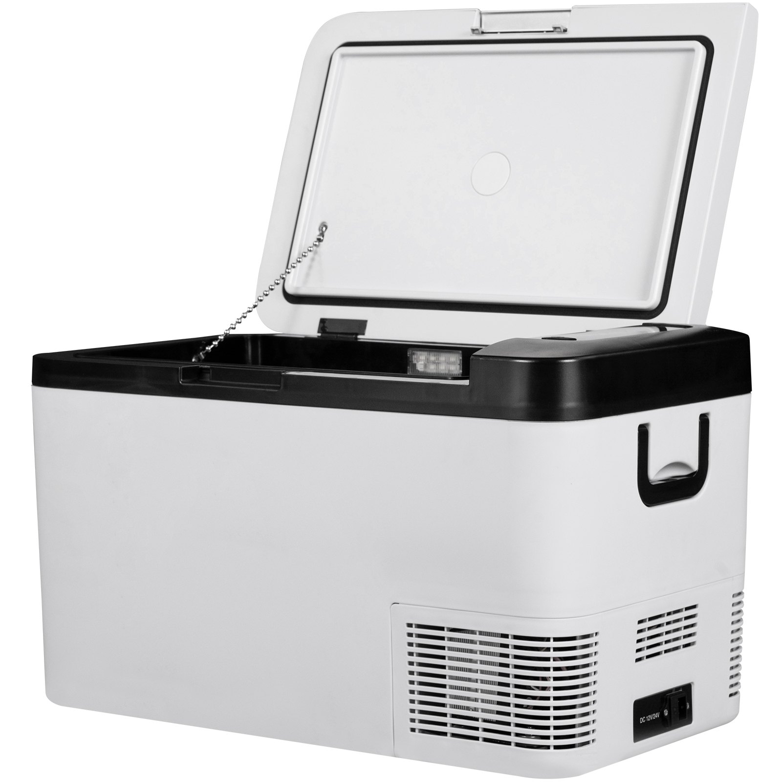 VEVOR Draagbare Auto Koelkast, 22 Kwart 12V Dubbele Zone Auto Koelkast Compressor met App-bediening & Wielen, 12/24VDC & 110-240VAC Elektrische Campingvriesbox met -20~20℃ Koelbereik, voor Vrachtwagen