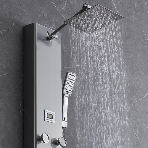 VEVOR Douchepaneel met waterval-douchesysteem, led, douchezuil van VEVOR Douchepaneel met waterval-douchesysteem, led, douchezuil van