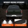 VEVOR toyota tacoma rear bumper with dc12v lights, step pad for easy access, and improved driving experience.