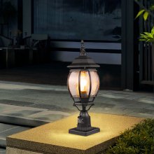 VEVOR 2 PCs Dusk to Dawn Outdoor Lamp Post Light Fixture 530 mm Pole Pier Mount