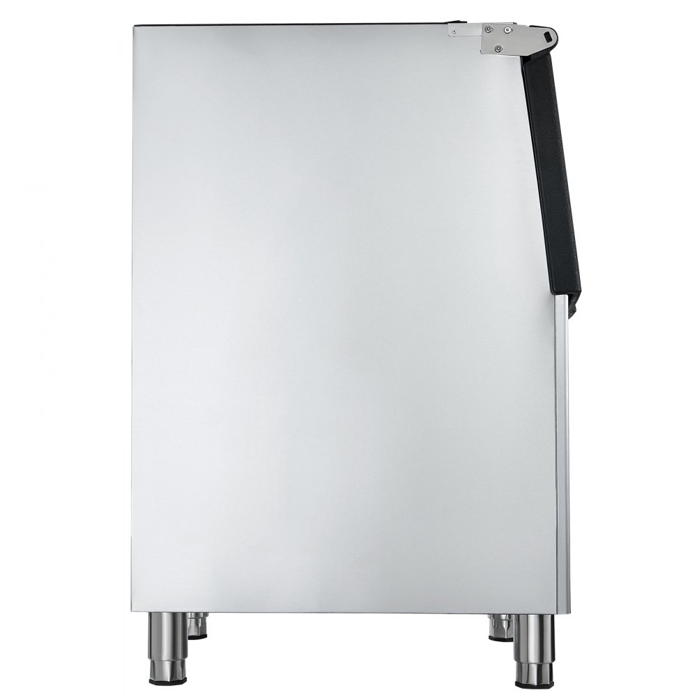 VEVOR Commercial Ice Maker Storage Bin, 136 KG Capacity Stainless Steel Ice-Bin, Commercial Ice Storage Bin with Adjustable Anti-slip Rubber Feet, Suitable for Restaurant, Hotel and Beverage Shops