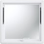 VEVOR Concession Window 36"x36", Aluminum Alloy Food Truck Service Window with Awning Door & Drag Hook, Up to 85 Degrees Stand Serving Window for Food Trucks Concession Trailers, Glass Not Included