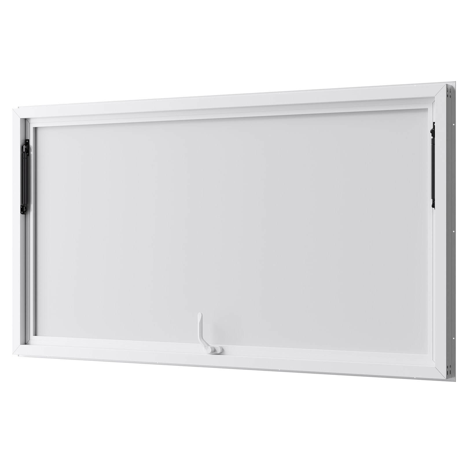 VEVOR Concession Window 188x102cm, Aluminum Alloy Frame Service Window for Food Truck, Up to 85 Degrees Stand Serving Window with Awning Door and Drag Hook, Rainwater Resistant for Concession Trailer
