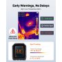 VEVOR Thermal Camera, 320 x 240 TISR Super Resolution, Thermal Imaging Camera with 2MP Visual Camera, 160 x 120 IR Resolution, 25 HZ Refresh Rate, -4°F to 1022°F, 4 Image Modes & 6 Color Palettes