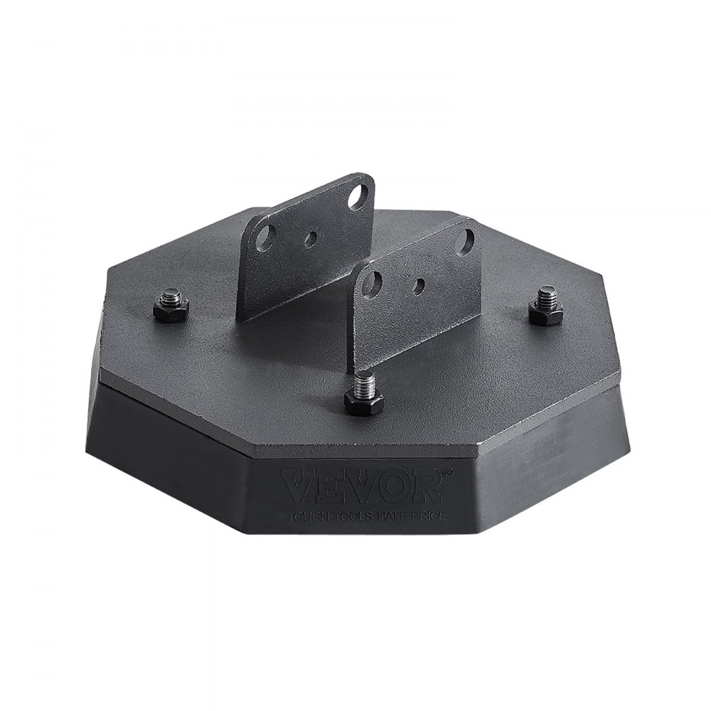 VEVOR 4 stuks RV-nivelleringspads, aanhangwagen-krikpads van rubber, 2300 kg laadvermogen (per pad), stabilisatiepad met groot oppervlak, ideaal voor schaarkrikken