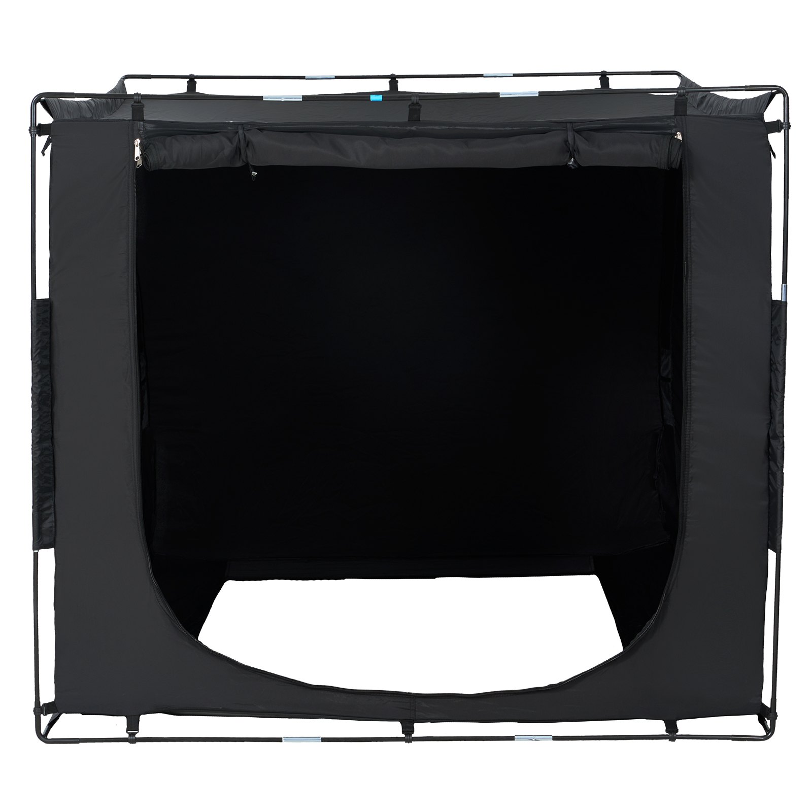 VEVOR 3 Doors Bed Tent Breathable Tent 70% Blackout with 0.43 in Fiber Poles