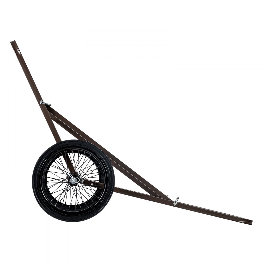 VEVOR Game Cart, opvouwbare game cart 136 kg, wildtransporter met 2 grote wielen en ergonomische handgreep, accessoires voor game carts, universele transportwagen voor jagen, vissen en wandelen