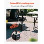 VEVOR Trailer Jack Blocks, 6" High Heavy Duty RV Leveling Blocks, Each with 6000 lbs Capacity, as RV Jack Stand, Stool, Camper Accessories, for Travel Trailers, 5th Wheels Class A/C Motorhomes, 2 Pcs