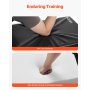 VEVOR Football Blocking Tackle Dummy Kick Shield Pad met handvatten 2 stuks