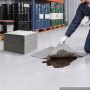 VEVOR Olieabsorberende Mat Rol 0,36 x 46 m, Opvangmatten voor Olie- en Watergerelateerde Morsingen, Universele Absorberende Maten voor Reiniging in Magazijnen, Werkplaatsen, Garages en Fabrieken, 3-laags Polypropyleen Structuur, Zeer Absorberend & Op maat te snijden