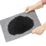 VEVOR Olie-absorptieset, noodabsorptieset voor olie- en watergerelateerde morsingen, absorptieset voor magazijn, werkplaats, garage, fabriek, 20 doekjes, 2 pads, 2 absorberende pads en 2 zakken voor gevaarlijke stoffen, met draagtas