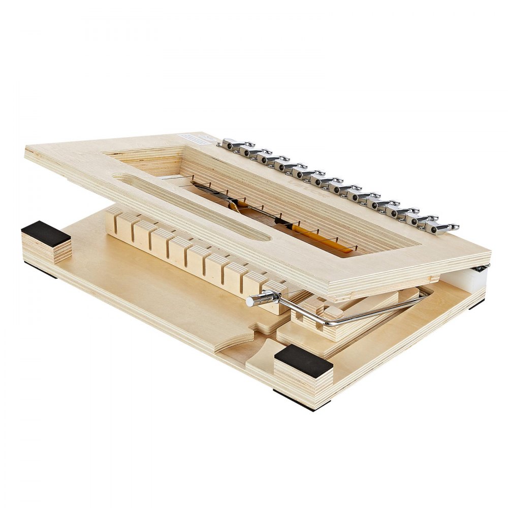 VEVOR Zeepsnijder snijdt 1-12 staven, Draadsnijder met houten frame en extra draden, Meerdere handgemaakte zeepsnijgereedschappen voor kaarsen, Snijgereedschap voor doe-het-zelf