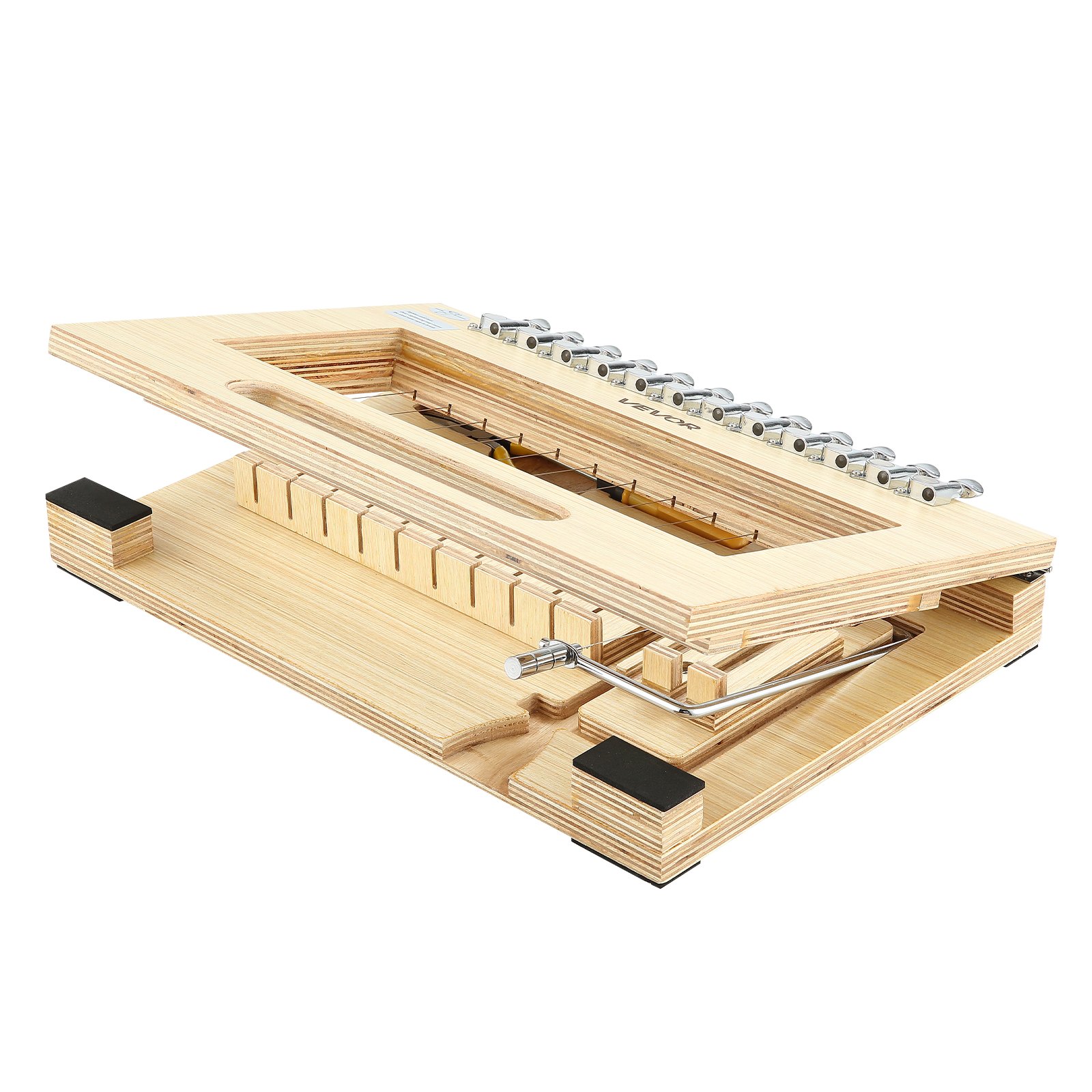 VEVOR Soap Cutter, Cut 1-12 Bars, Precisely and Accurately Cut 1 Inch Bars, Wood Frame With Steel Wire, with Extra Wires, Multi Handmade Soap Wire Cutter for Candles, DIY Making Cutting Tool