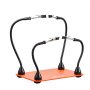 VEVOR Soldeerhulp Derde Hand 201x140x3 mm, Magnetisch Soldeerstation, 4 Flexibele Armen, met Krokodillenklemmen en Antislip Stalen Basis, voor Elektronische Reparaties, Handwerk, Hobby's, Doe-het-zelf