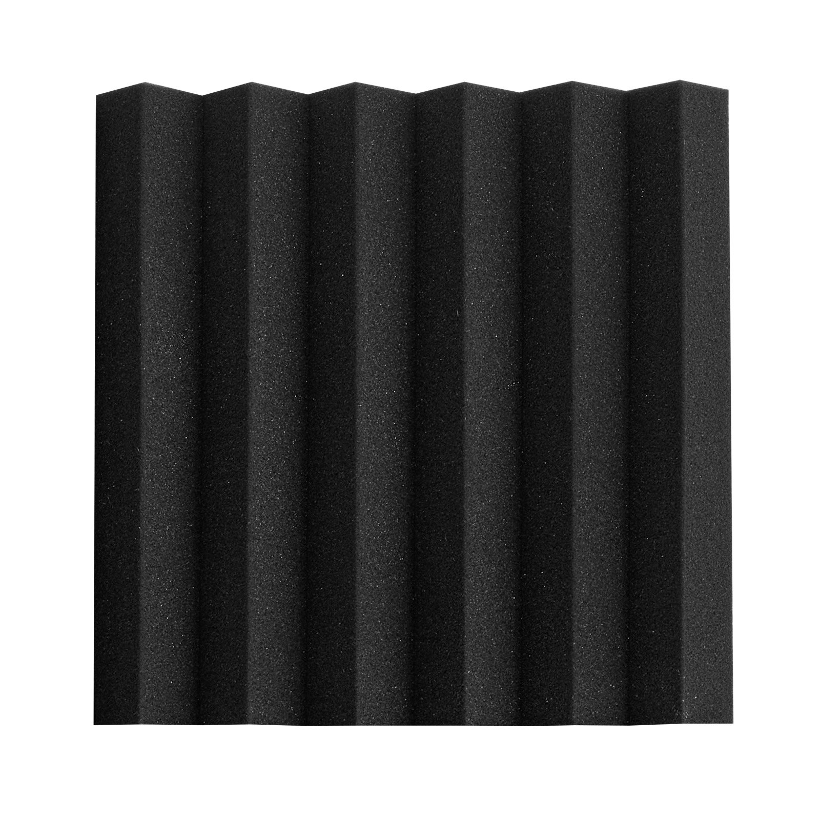 VEVOR akoestische schuimpanelen, set van 36, 300 x 300 x 50 mm, geluidsisolerende wandpanelen met hoge dichtheid, akoestische panelen, akoestische schuimmatten voor studiowanden en -plafonds, zwart