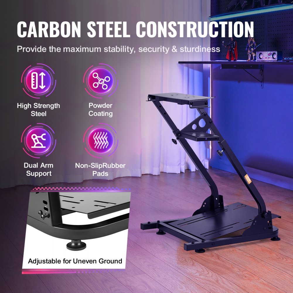 VEVOR G920 Racing Stand Stuurwielstandaard voor Logitech G27 G25 G29 Racing Simulator Wheel Stand Racing Wheel Stand Pro Shifter Mount, wielsteun en pedaal niet inbegrepen