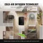 VEVOR HVAC geurverspreider, Smart Home geurluchtmachine, 180 ml met koude luchttechnologie, waterloze etherische olieverspreider, 2000 vierkante voet voor woonkamer, kantoor, spa, hotel