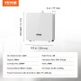 VEVOR Fragrance Air Machine, 480ml Bluetooth Smart Essential Oil Diffuser, 2500sq.ft Waterless Fragrance Diffuser with Cold Air Technology, Aromatherapy Diffuser Machine for Home, Office, Hotel, Spa