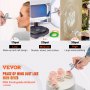 VEVOR Airbrush Kit, Portable Airbrush Set with Compressor, Airbrushing System Kit with Multi-purpose Dual-action Gravity Feed Airbrushes, Art Nail Cookie Tattoo Makeup Cake Decorating Spray Model Craf