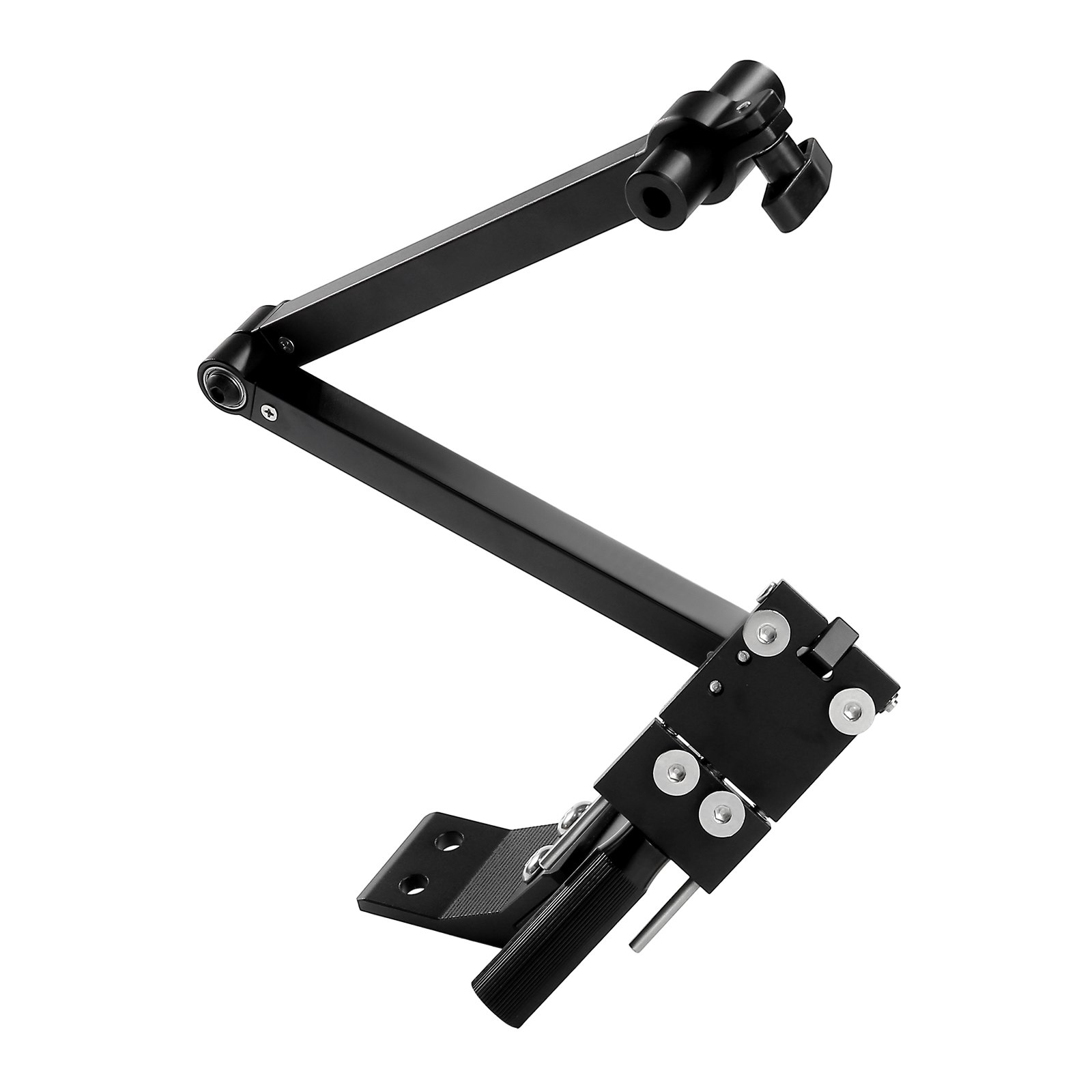 VEVOR Lawn Mower Blade Sharpener, 15° - 45° Adjustable Lawnmower Blade Sharpening Tool with 4 Adapter Pins, Ball Bearing Design & 25mm Enlarged Handle, Compatible with Most Angle Grinders