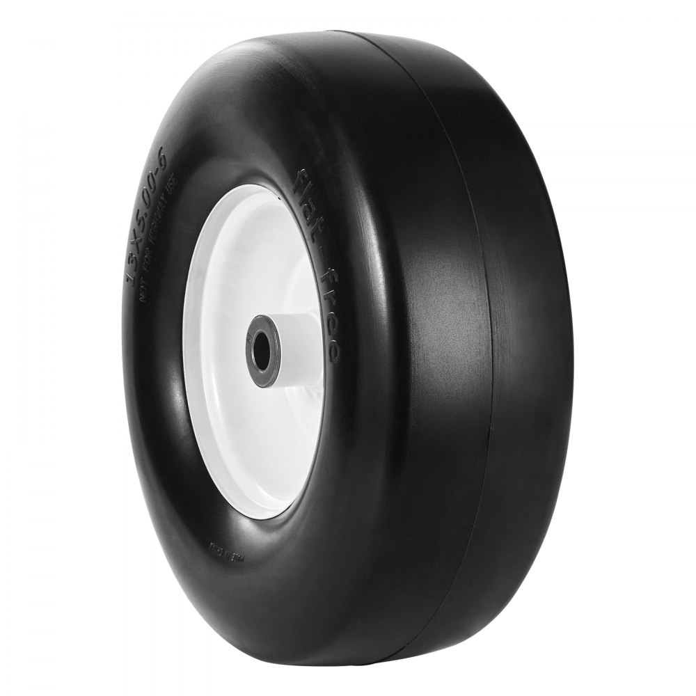 VEVOR grasmaaierbanden, tubeless tractorbanden 330x127-152 mm, 2-pack banden- en wielmontage, lekvrije PU-banden, 3/4 inch binnendiameter busmaat, 20-delige adapterset