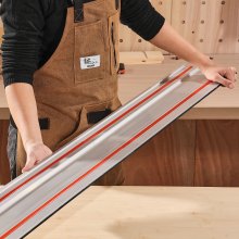 VEVOR Geleiderail voor Invalzaag Cirkelzaag 700x180mm 3 Aansluitingen Set van 4