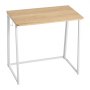 VEVOR klein opvouwbaar bureau, opvouwbaar bureau 80 x 48 cm (tafelblad), ruimtebesparend computerbureau met opberghaken, kantoorbureau met een draagvermogen van 68 kg, eikenhout voor compacte ruimtes, thuiskantoor