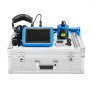 VEVOR-waterlekdetector voor leidingen, 1 Hz - 10.000 Hz, 7-inch touchscreen, waterlekzoeker voor 5 m lange ondergrondse leidingen met middelgrote sensor, 3 luisterstangen, koptelefoon en draagtas