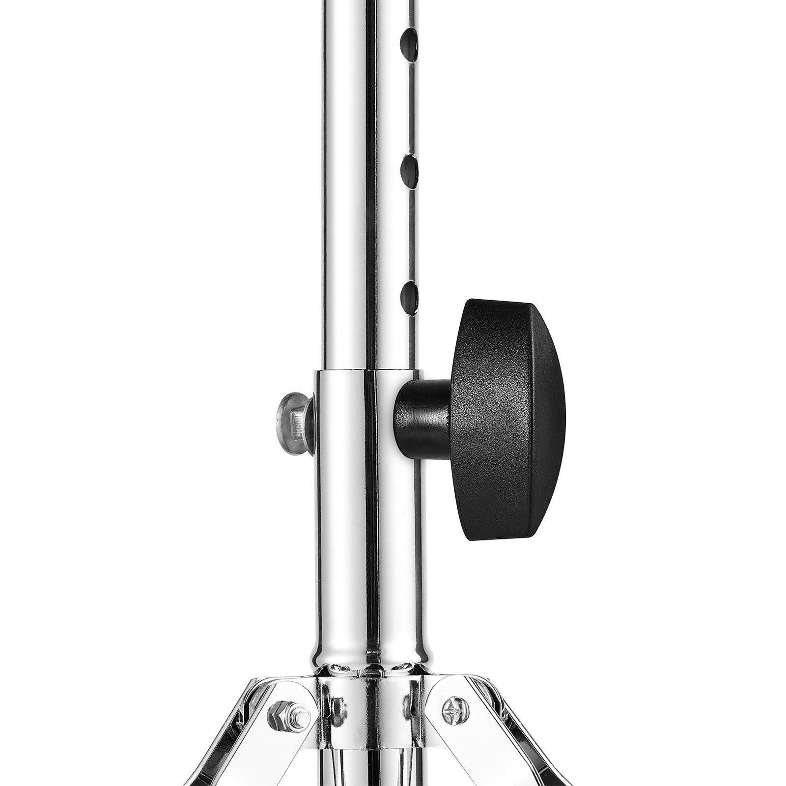 VEVOR Drum Throne, 19.3 to 23 in / 490-585 mm Height Adjustable, Padded Drum Stool Seat with Anti-Slip Feet 5A Drumsticks 330 lbs / 150 kg Maximum Weight Capacity, 360° Swivel Drum Chair for Drummers