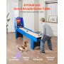 VEVOR 8 Foot Roll and Score Classic Arcade Game Table met elektronische scoreteller, geluid, automatische balretour voor volwassen familiespelkamer, 4 ballen inbegrepen
