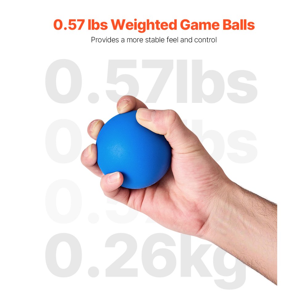 VEVOR Roll and Score Classic Arcade Game Ball, 4-delige vervangende set speltafelaccessoires, accessoire voor arcade-werpbalspel, ideaal voor gezinsvrije tijd, speelkamer en buitenactiviteiten