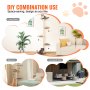 VEVOR Wall Mounted Cat Shelves Tree with Platform Tree-Shaped Cat Furniture Set