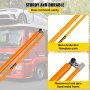 VEVOR Load Height Measuring Stick, 15 Feet Sturdy Fiberglass Truck Height Measuring Stick with Adjustable Pole, Non-Conductive Truck Height Measuring Stick with Carrying Case, Height Measuring Stick for Trucks, Car Transporters