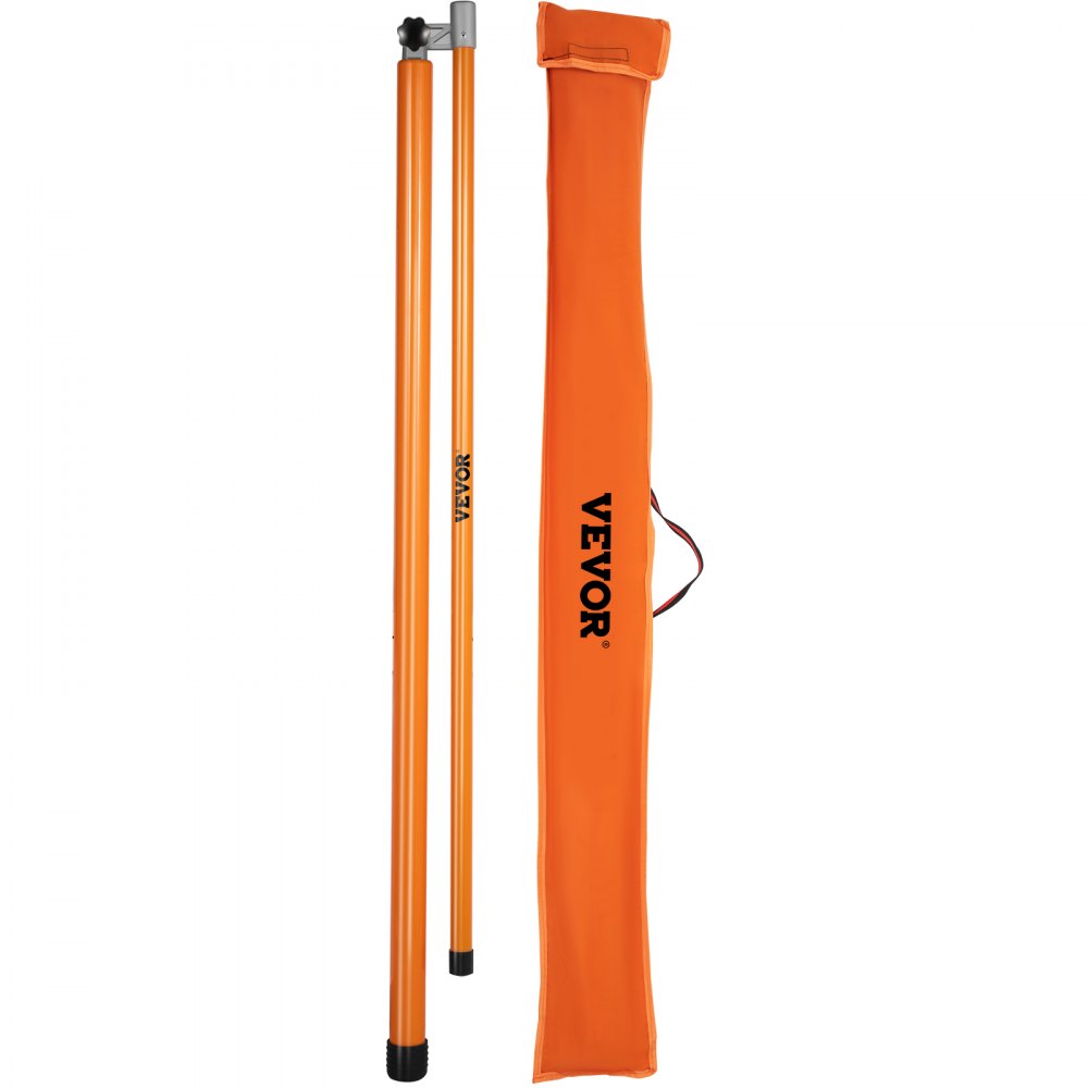 orange VEVOR load height measuring stick and carry case.