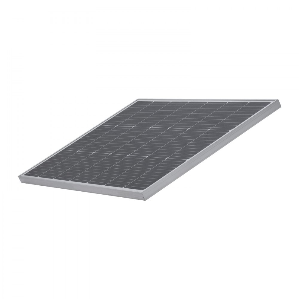 VEVOR Monokristallijne zonnepanelen 200W, zonnepaneel met MC4-uitgangsvermogen en aluminium frame, IP65 waterdichte PV-module, off-grid energiecentrale voor balkons, auto's, boten, campers en platte daken.